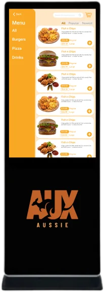 Aux Titan free-standing AI kiosk